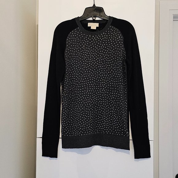 Michael Kors Studded Light Weight Pullover Sweater Size S - Picture 1 of 8
